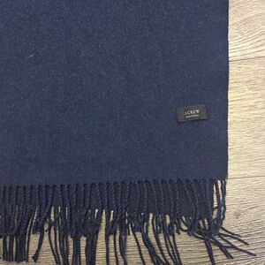 Jcrew cashmere Navy Blue Scarf